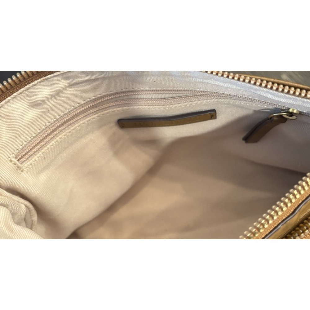 Lucky Brand Genuine Leather Crossbody Koda Bag W/ Canvas Adjustable Strap - Picture 6 of 11